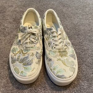Vans platform floral sneakers